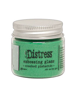 Distress Embossing Glaze Cracked Pistachio