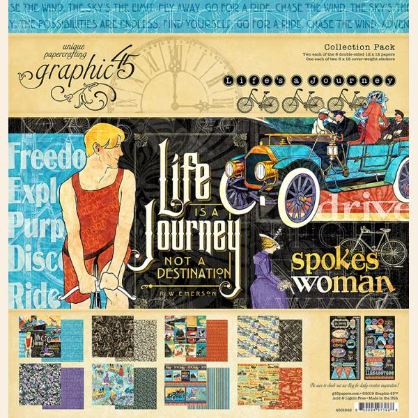 Graphic 45 Collection Pack Life's Journey