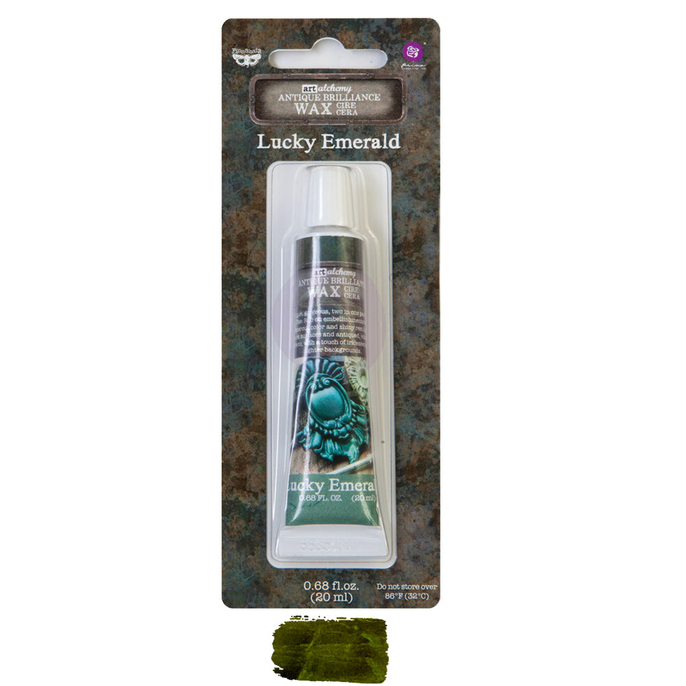 Alchemy-Antique Brilliance Wax – Lucky Emerald.68oz (20ml)