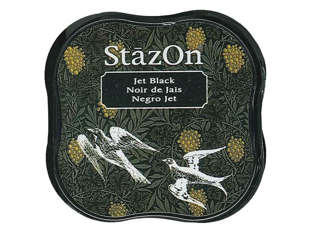 StazOn  Solvent Fast drying  Midi  Ink pad   Jet Black