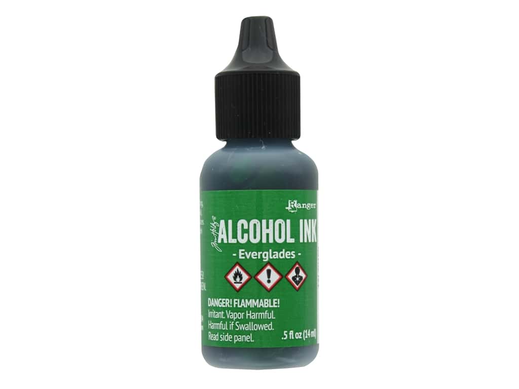 Alcohol Ink -  Everglades