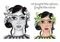 ScxrapFX Collage paper - Frida Face A