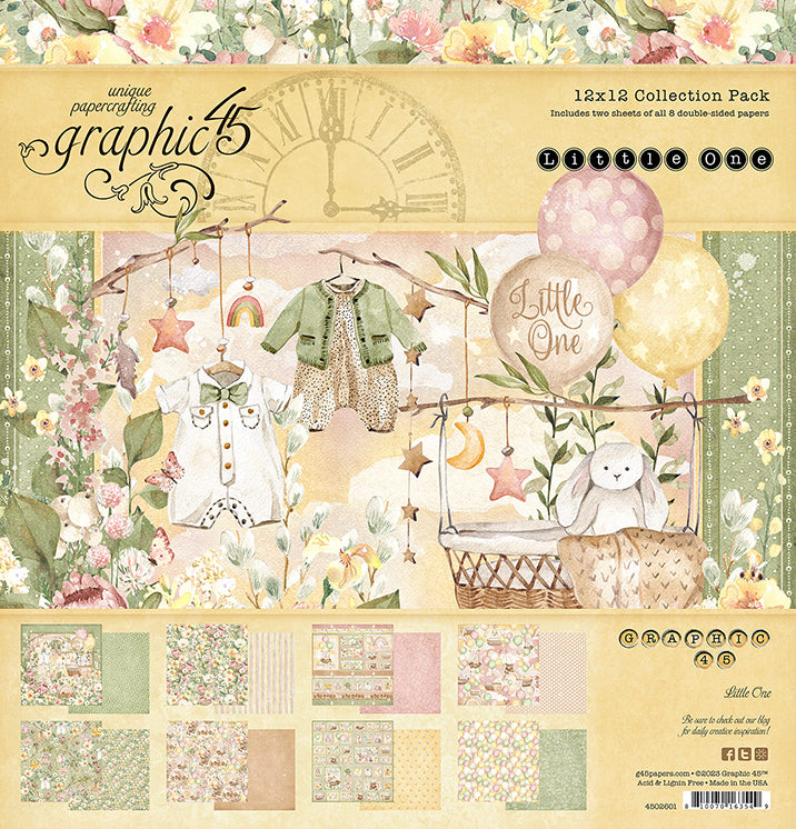 Graphic 45 12X12 Collection Pack - Little One