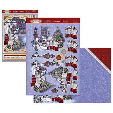 Hunkydory Step Into Christmas  3 D card fronts