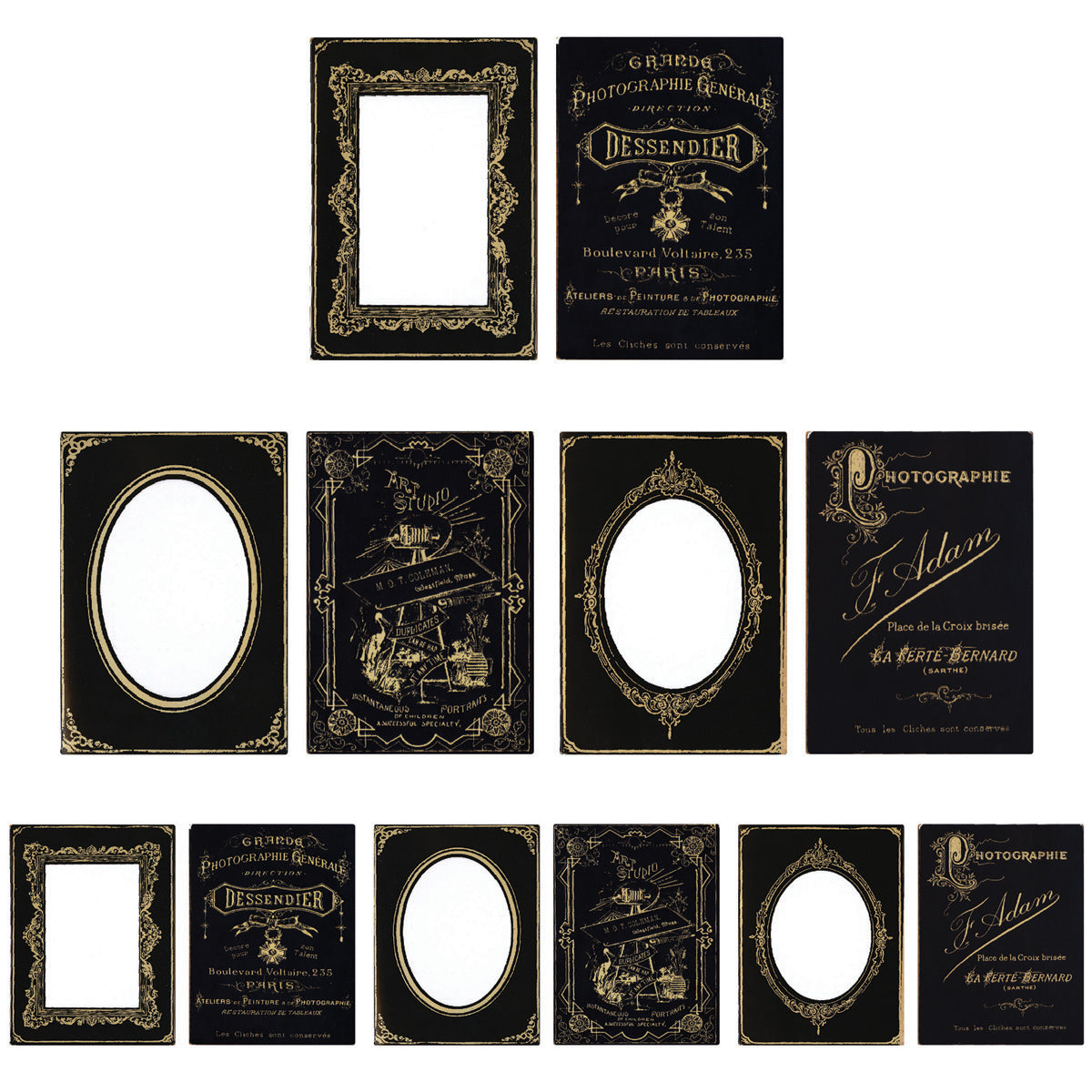 Tim Holtz Collection  Idealolgy - Baseboard Frames -  sophisticate