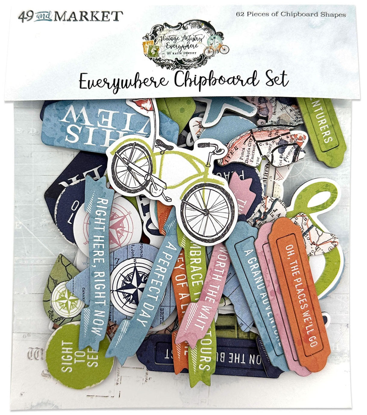 49 and Market chipboard set - Everywhere
