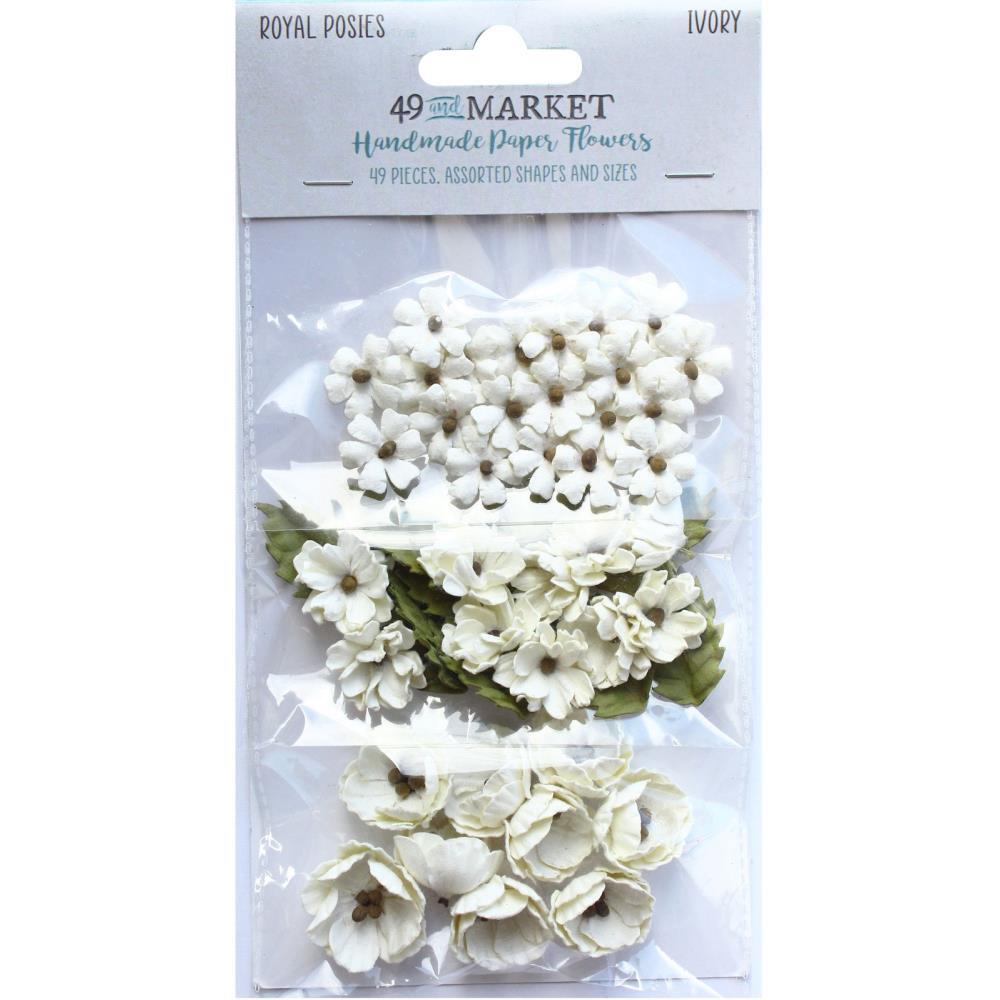 49 and Market Royal Posies - Ivory