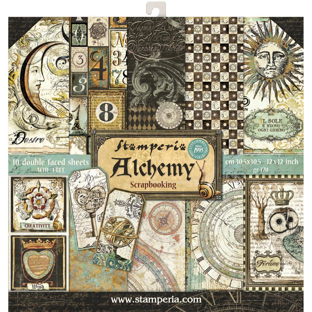 Stamperia   12 x 12  Papar Pad" Alchemy  "