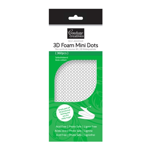 Couture Creations Foam 3D Adhesive  Mini Dots