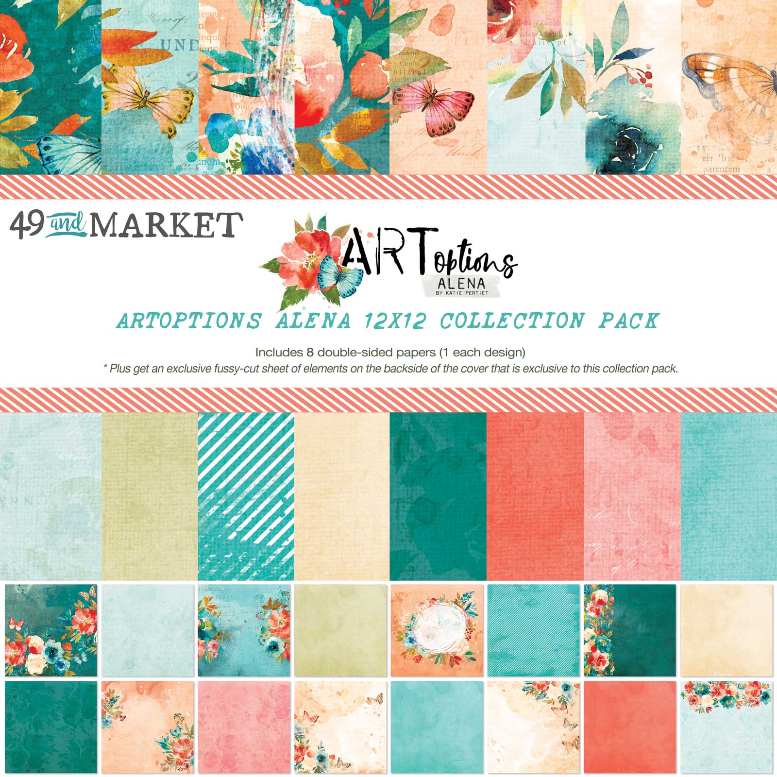 49 and Market  Art Options - Alena  12 x 12 paper collection