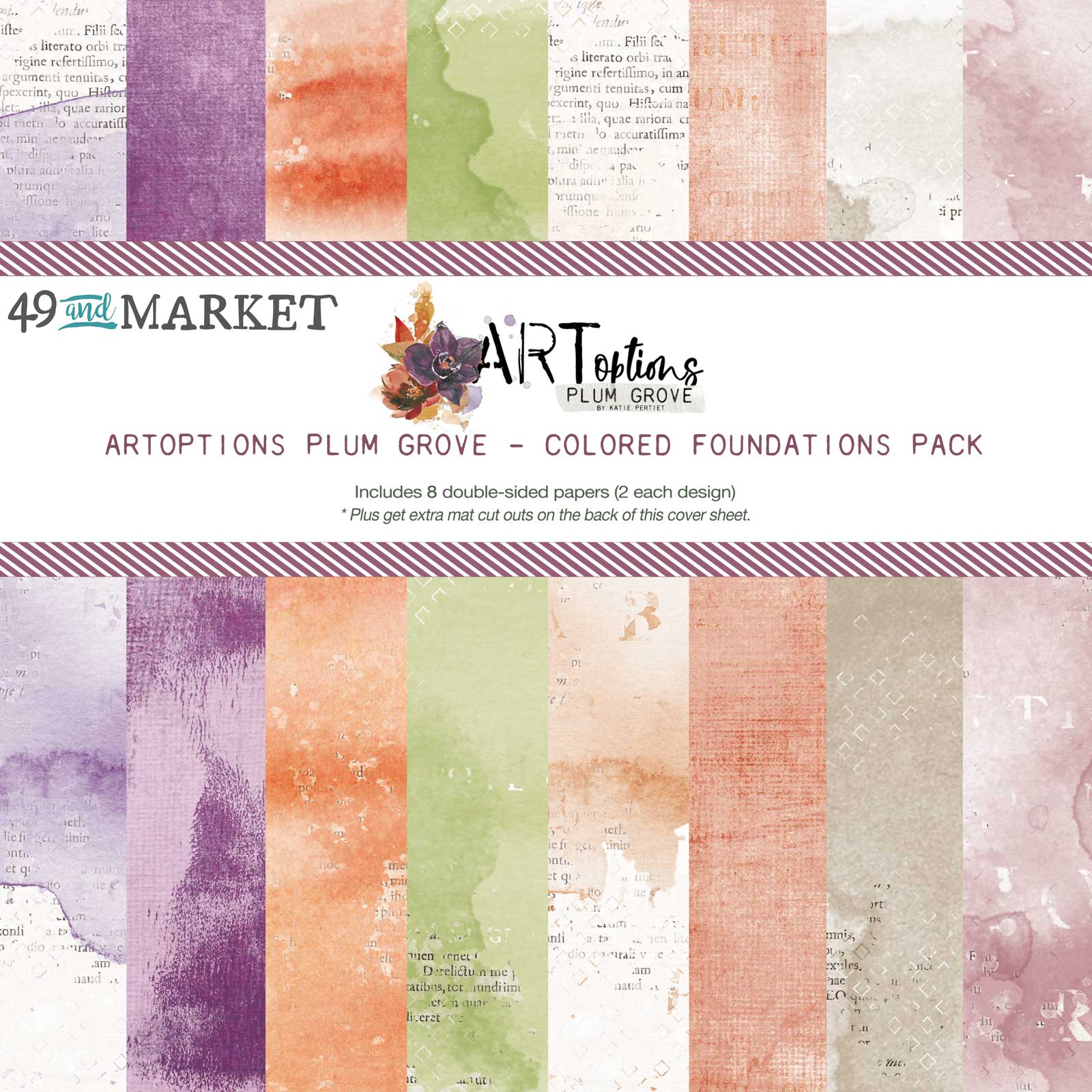 49 and Market- Art Options - Plum Grove Foundations pack