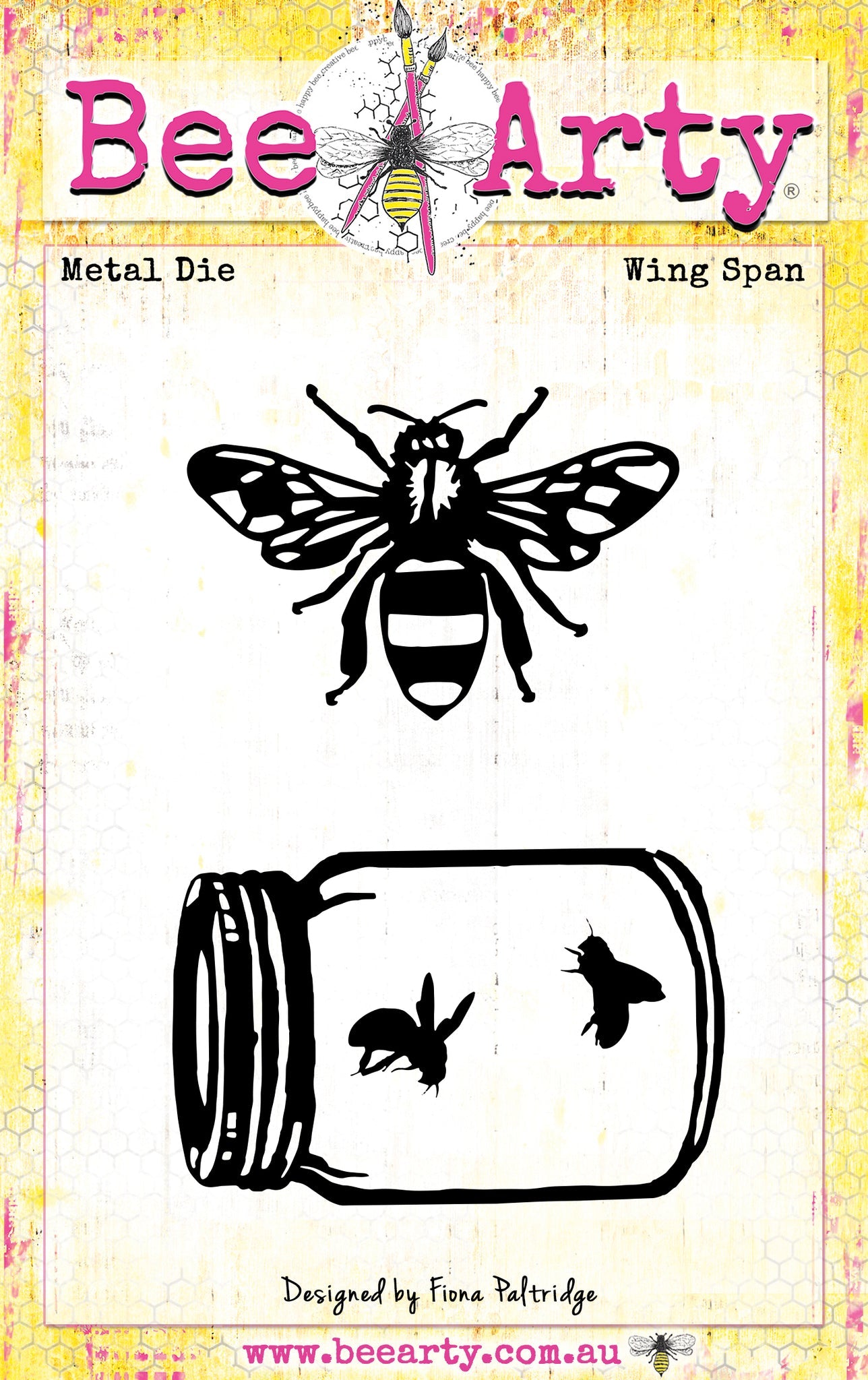 Bee Arty - Bee the Sunshine - Wing Span Metal die