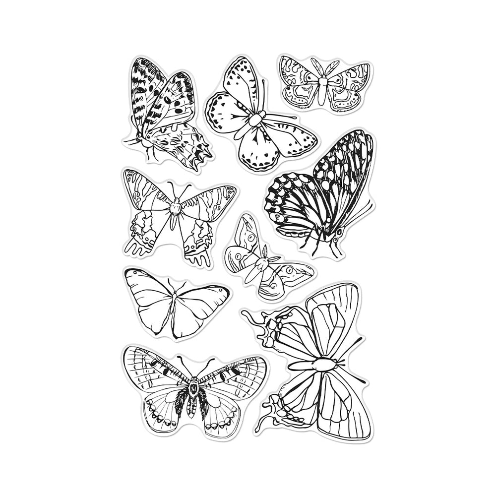 Hero Arts stamp and die bundle - Beautiful Butterflies