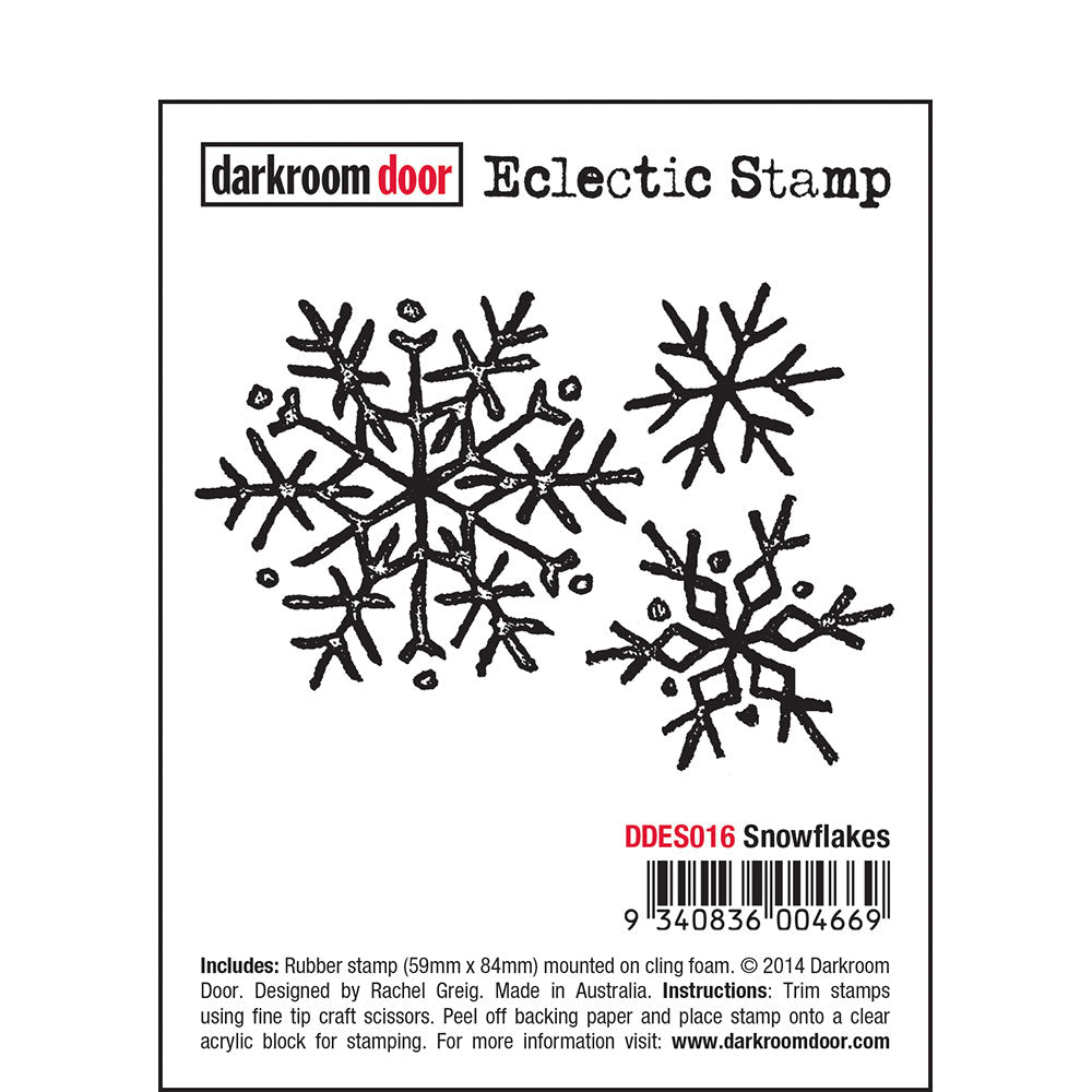 Darkroom Door Eclectic stamp - Snowflakes