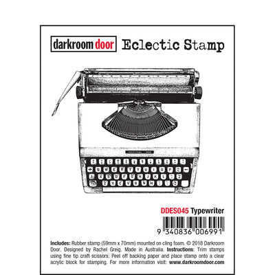 Darkroom Door Eclectic stamp -  Typewriter
