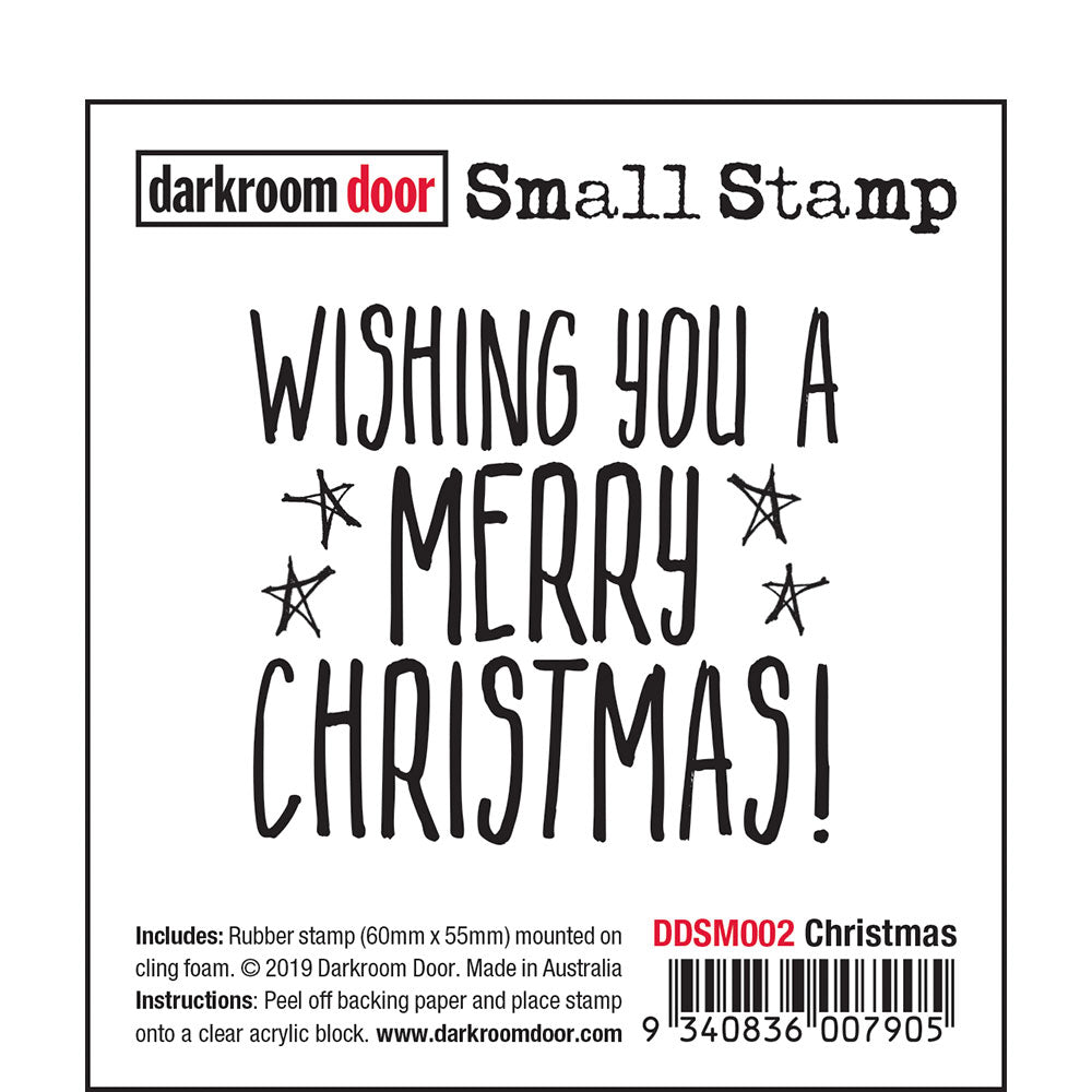 Dark Room Door Eclectic stamp  Christmas