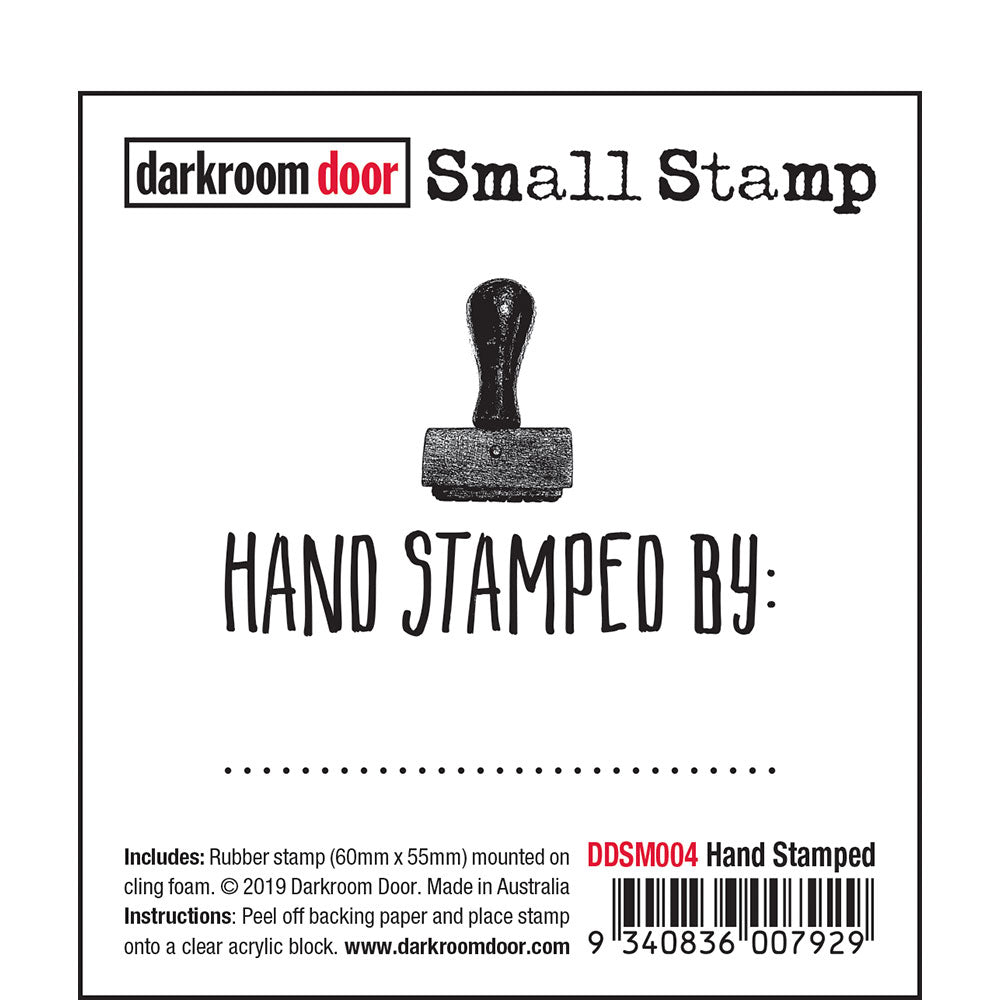 Darkroom Door Eclectic stamp - Hand Stamped By: