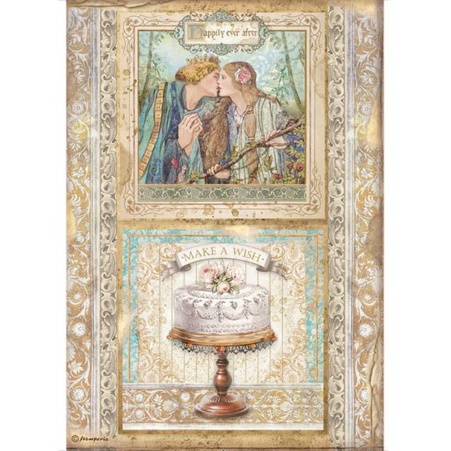 Copy of Stamperia - Rice Paper -  "Happily Ever After"