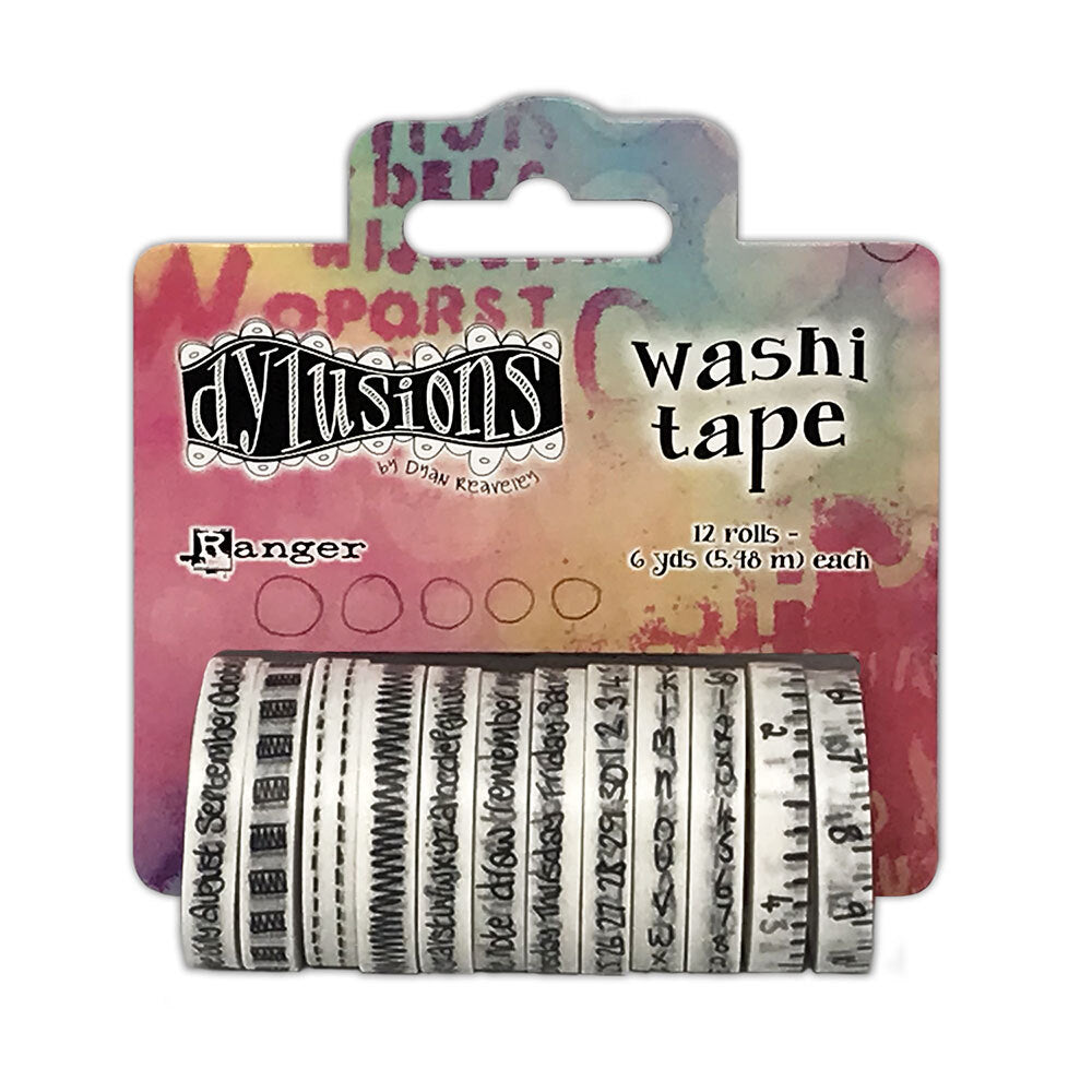 Dylusions Washi Tape white