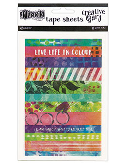 Dylusions Creative Diary tape Sheets