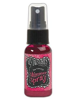 Dylusions Shimmer Spray -Pink Flamingo