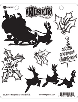 Dylusions  stamp - Boo's Adventure  -