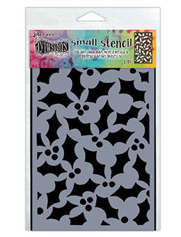 Dylusions Small Stencil - Jolly Holly