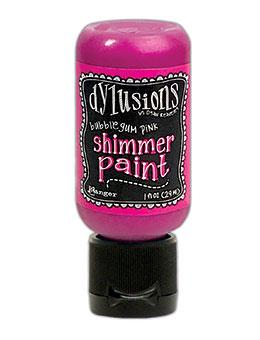 dylusions  Shimmer Paint - Bubble Gum Pink