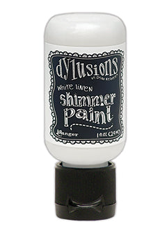 Dylusions Shimmer Paint-White Linen
