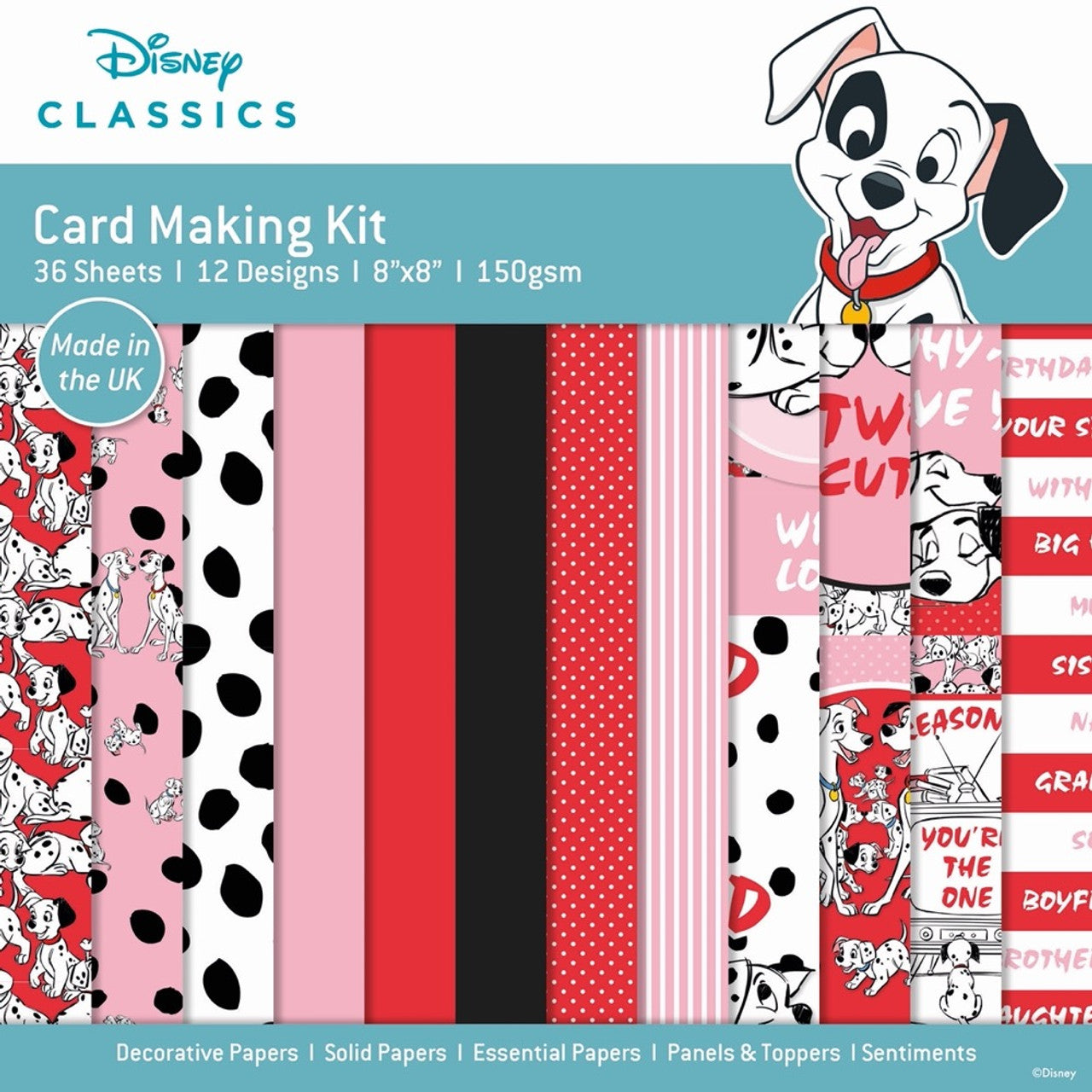 Disney classices Card Making Kit 101 Dalmations