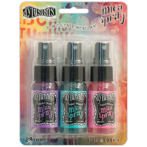 Dylusions Mica Spray Pearlescent pigment spray  Set of 3