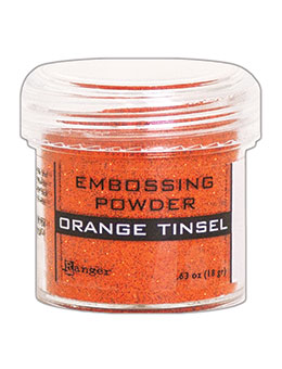Ranger Embossing Powder -Orange  Tinsel