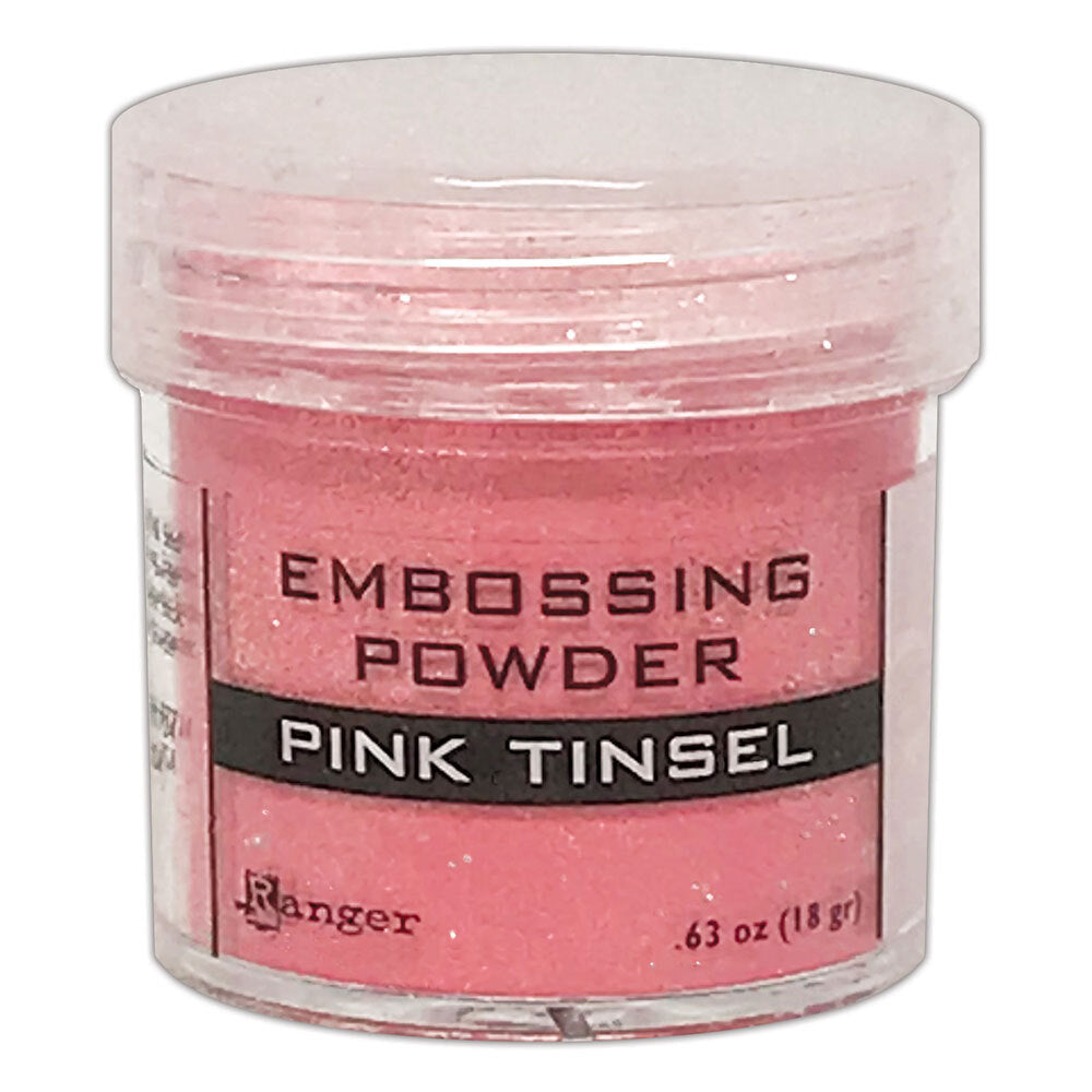 Ranger Embossing Powder -Pink Tinsel