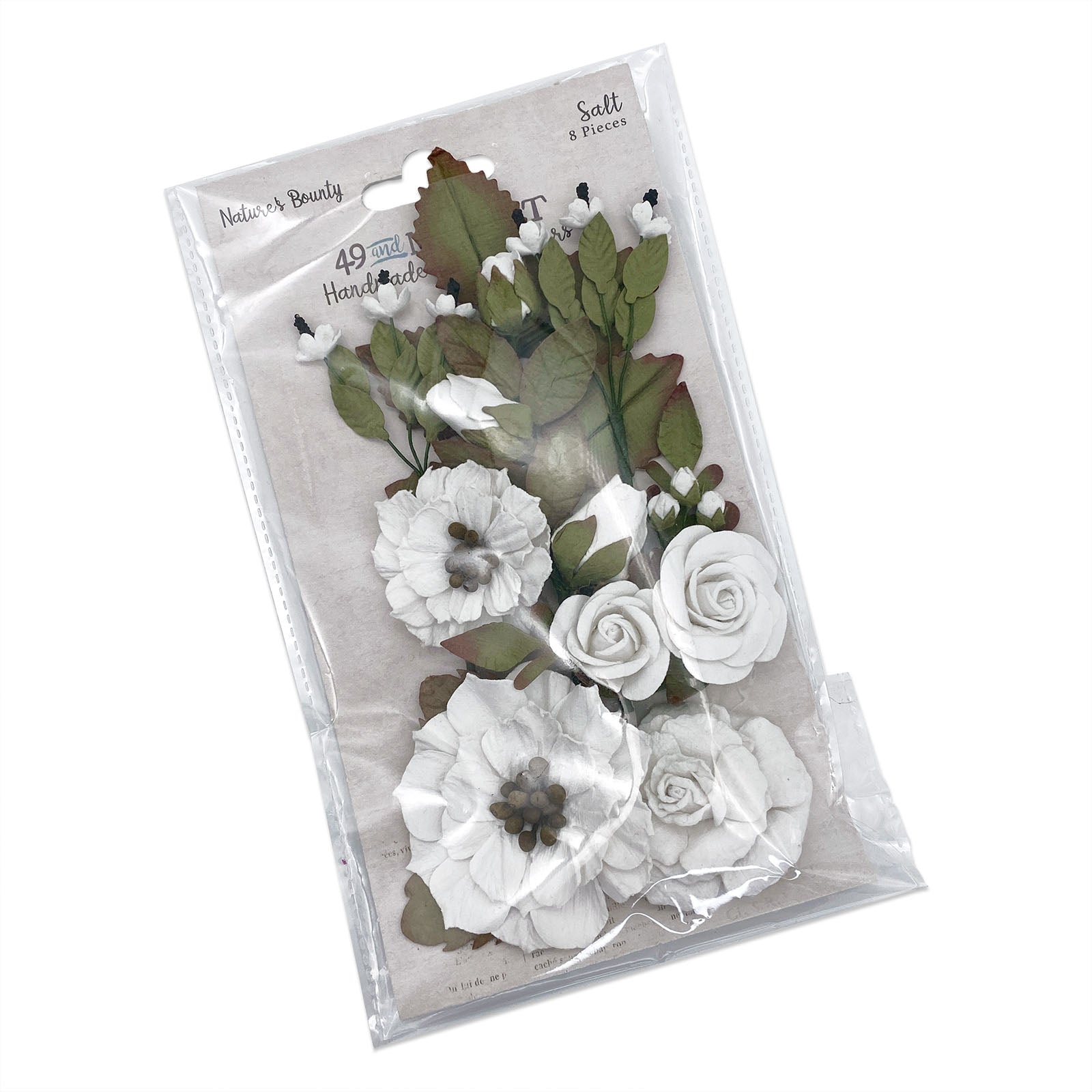 49 and Market Natures Bounty paper flowers - Salt