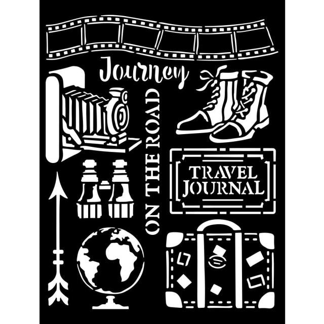 Stamperia Stencils - Our Way Journey Elements