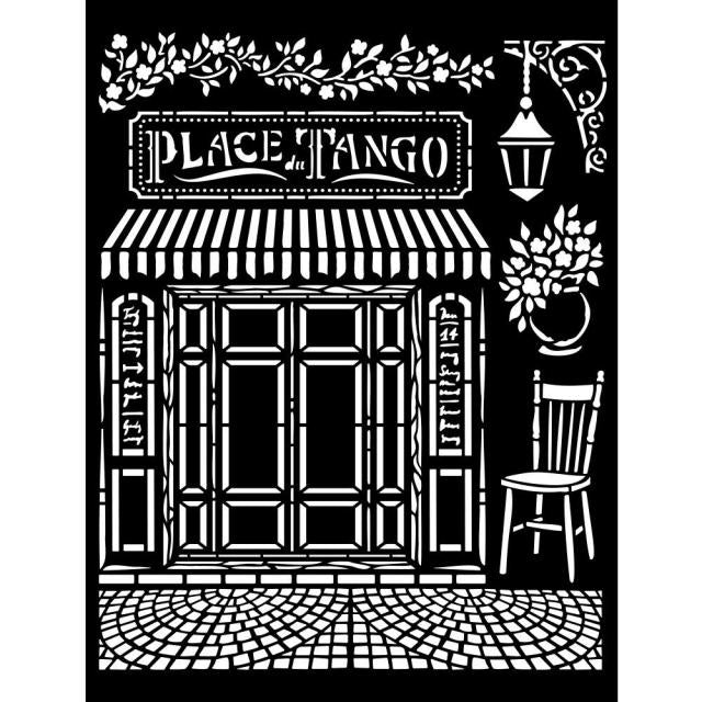 Stamperia Stencils Desire Place Tango