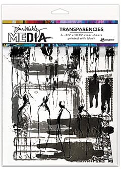Dina Wakley Transparencies  Frames and Figures