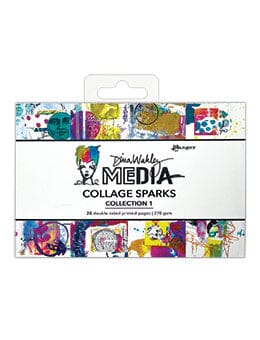 Dina Wakley  Media  Collage Sparks  Collection 1.