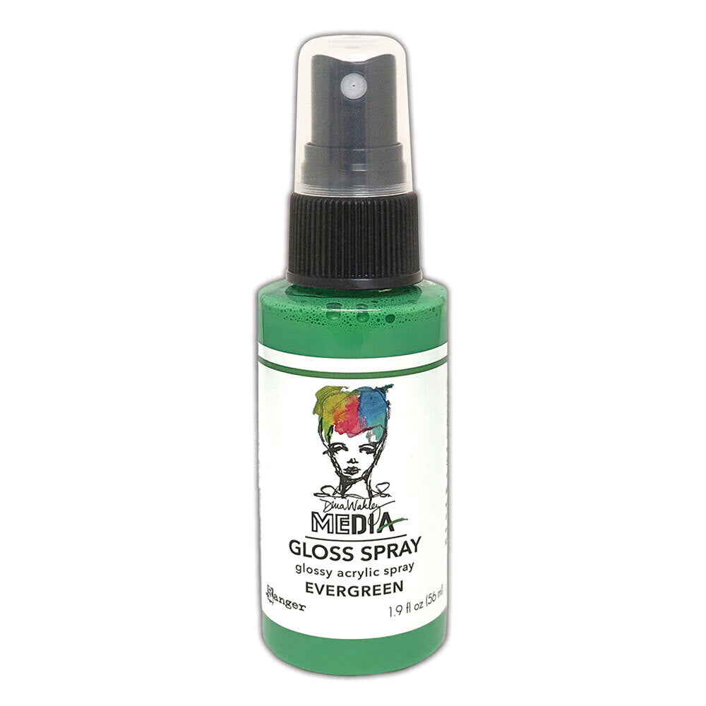 Dina Wakley Gloss Spray - Evergreen