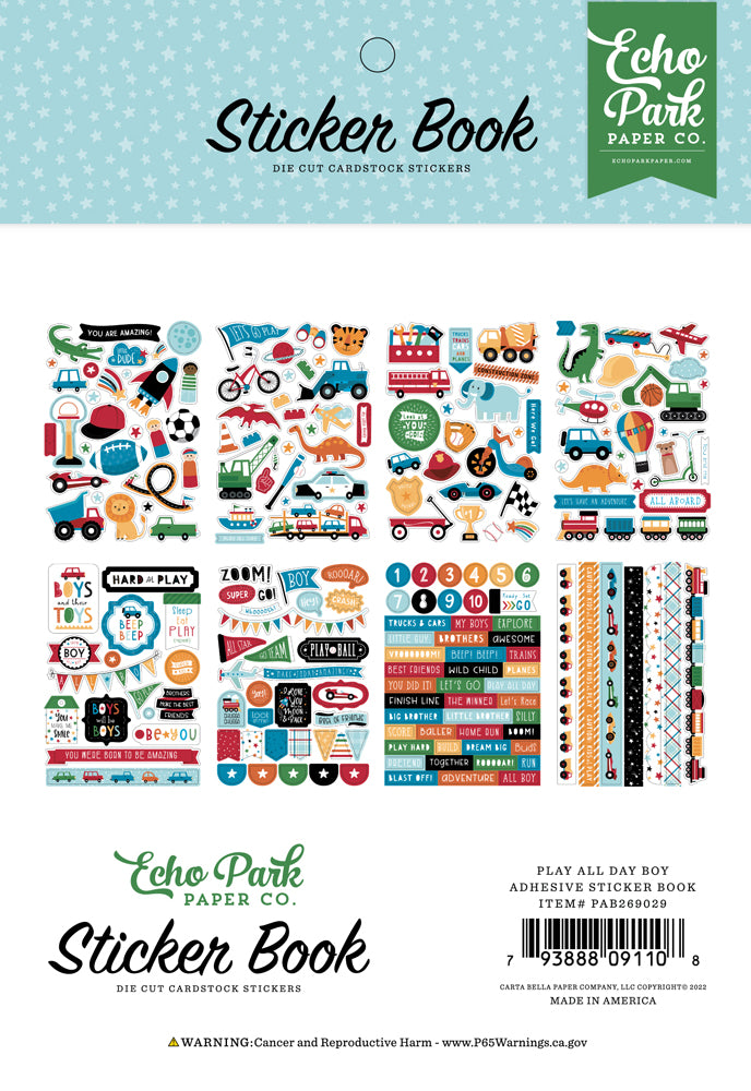 Echo  Park Sticker Book - Play  All Day