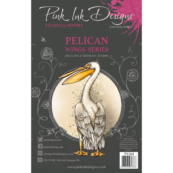 Pink Ink Designs  Stamps  - Wing   series   - Pelican