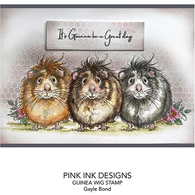 Pink Ink Designs  Stamps - Fauna Series - Guinea Wig