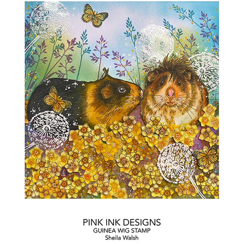 Pink Ink Designs  Stamps - Fauna Series - Guinea Wig