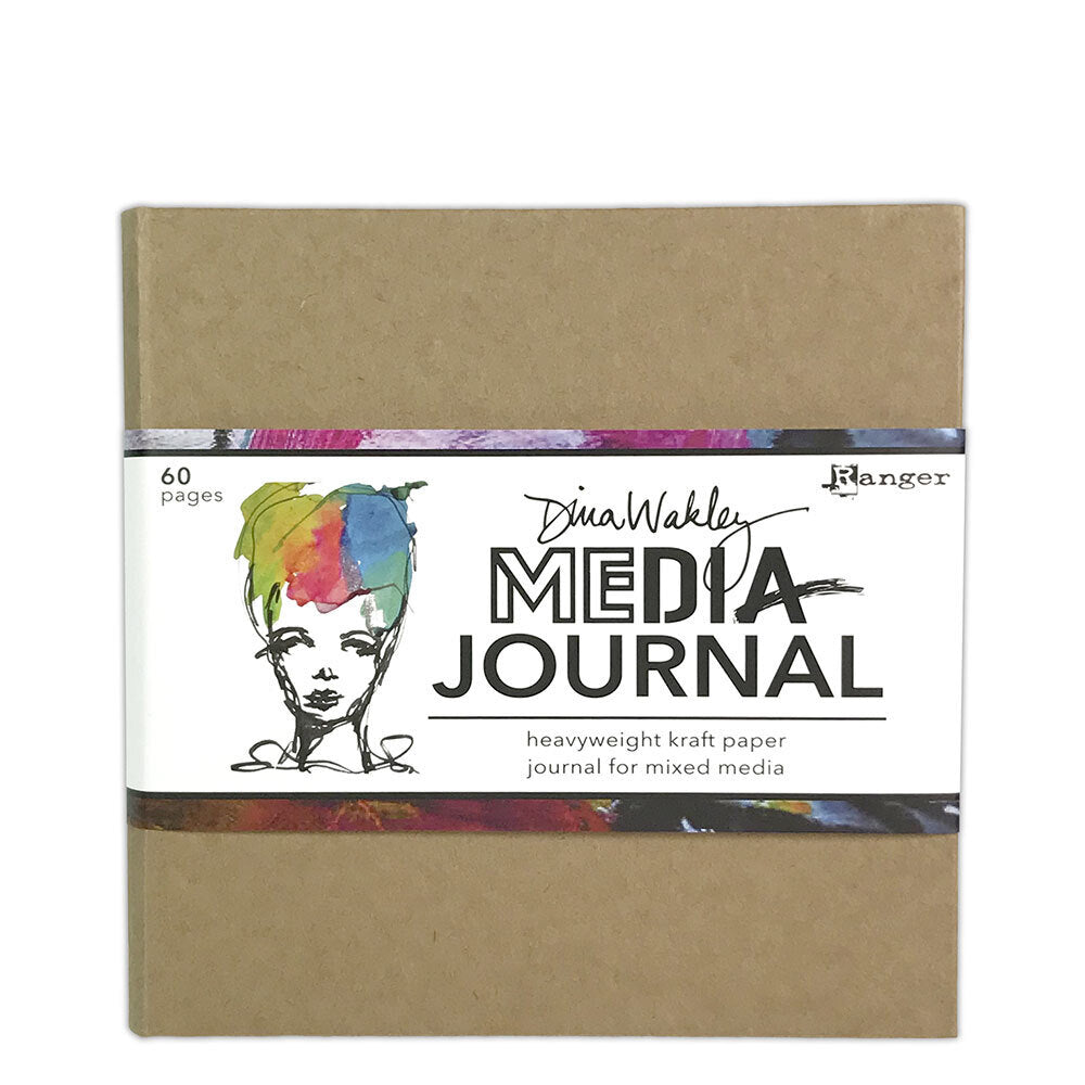 Dina Wakley Media Kraft 6 x 6 art  Journal