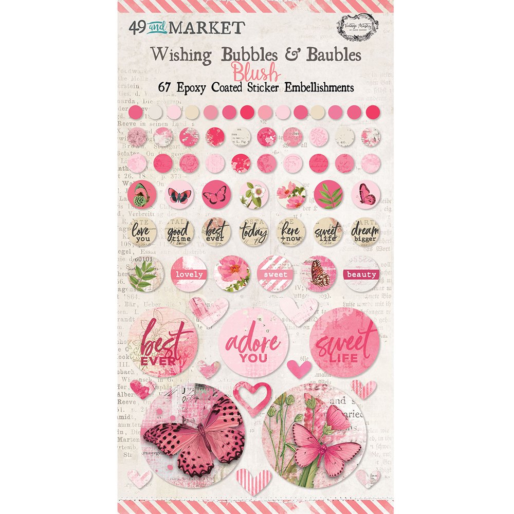 49 Market  Wishing Bubbles and Baubles  Blush