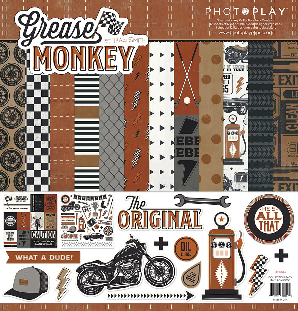 Photo play  - " Grease Monkey  " collection Pack
