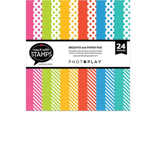 Photo Play - Brights  6 x 6 Paper Pad
