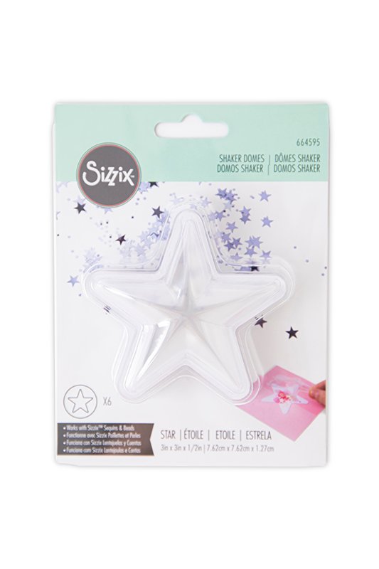 Sizzix Shaker Domes  Star