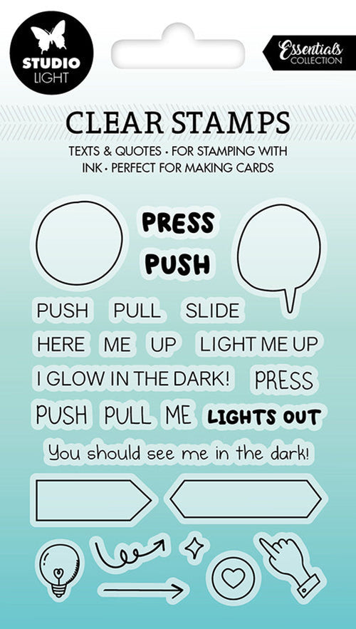 Studio Light clear stamp texts and quotes