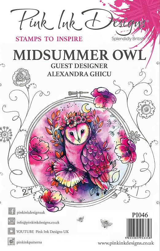 Pink Ink Designs  Stamps Midsummer Owl